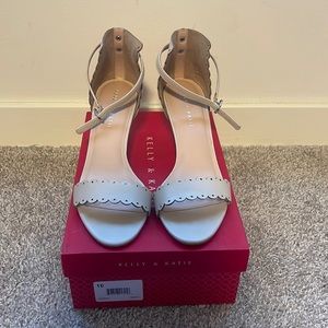 Kelly & Katie nude open-toes heels. Size ten. Never worn!